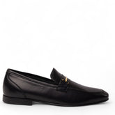 Italian Men Black Leather Shoes #4960